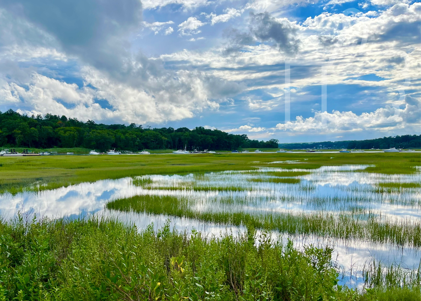 "Clouds on the River" - Scituate, MA