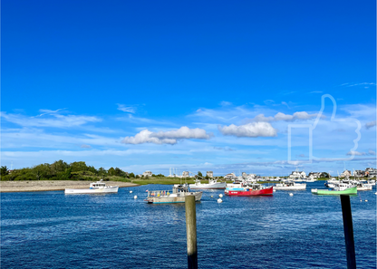 "View from the Wharf" - Scituate, MA